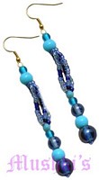Glass Beaded Earring - click here for large view
